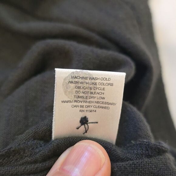 Billy Reid Men's S green/ Black stripes Polyester/cotton Blend Sweater - Picture 9 of 12